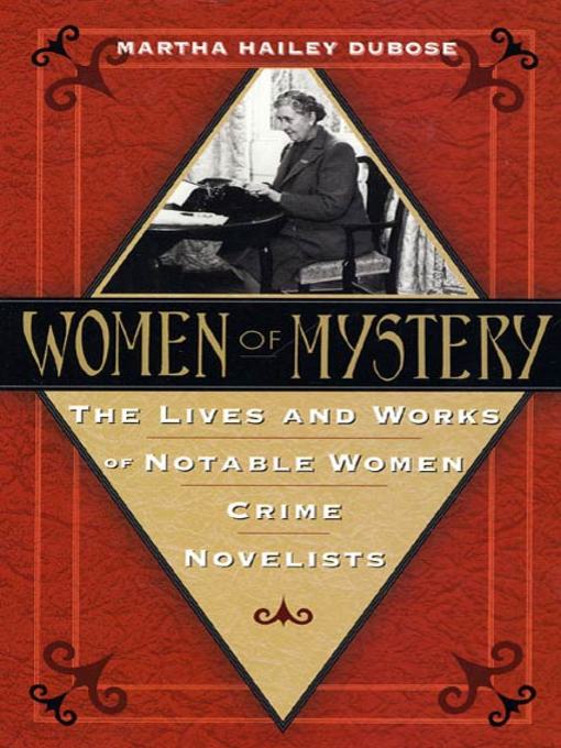 Title details for Women of Mystery by Martha Hailey DuBose - Wait list